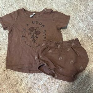 Rylee + Cru bloomer set 12-18M